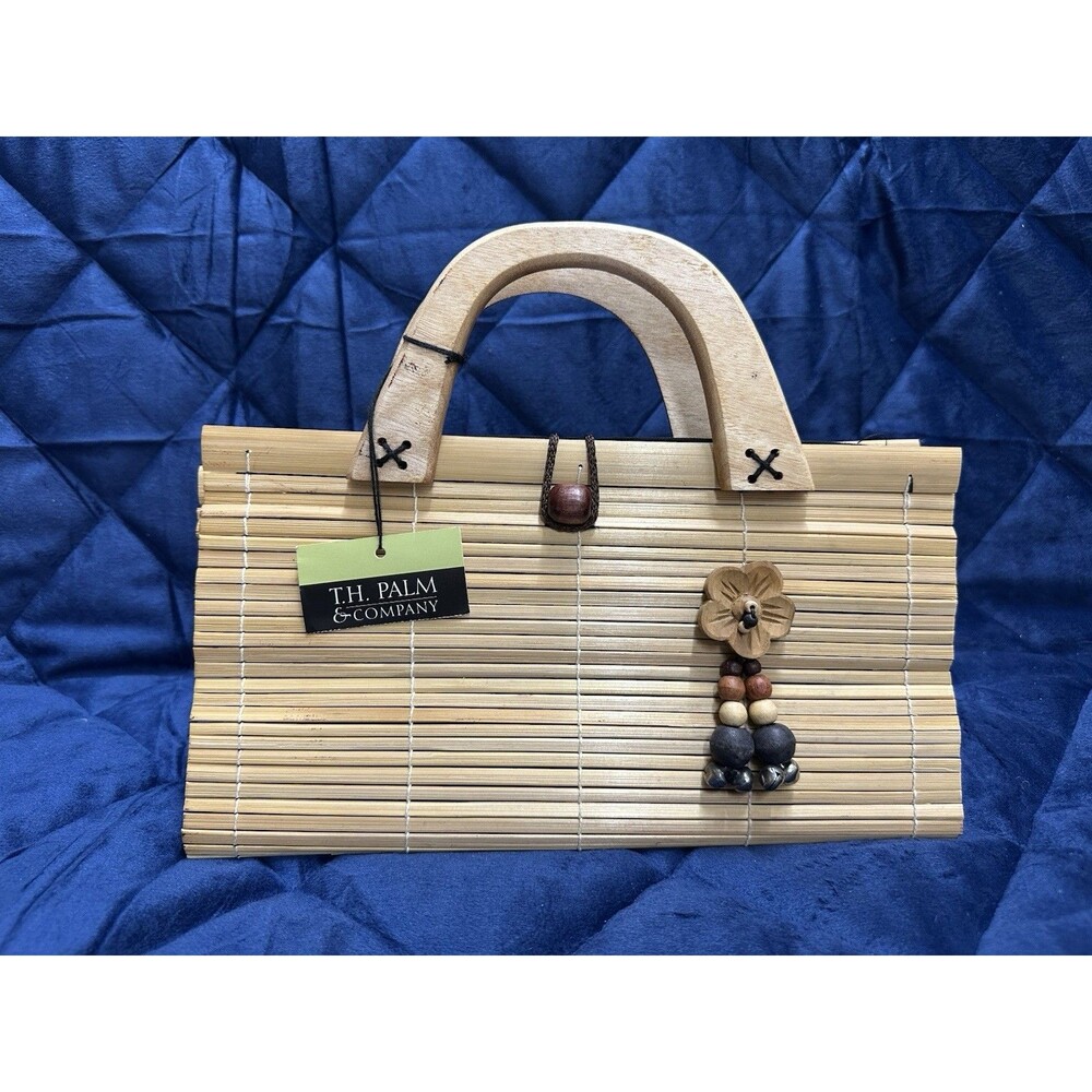 T.H. Palm & CO.  women bamboo small handbags summer bohemian style